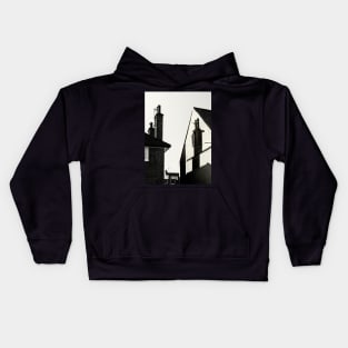 Shadows on the wall Kids Hoodie